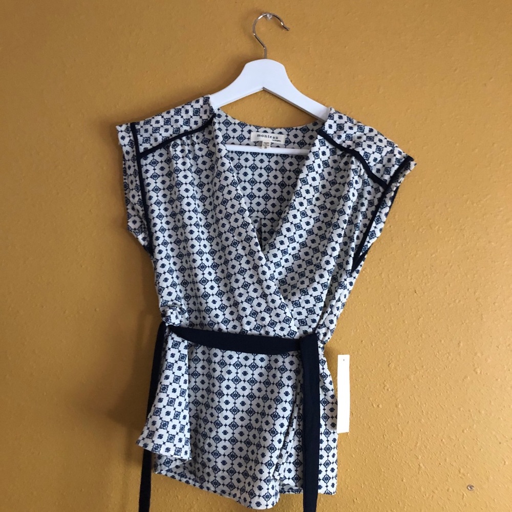 Monteau Printed Blouse